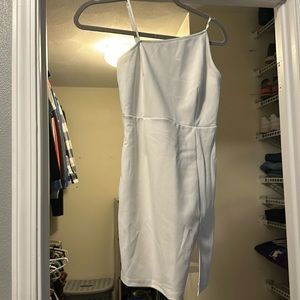 White cocktail dress